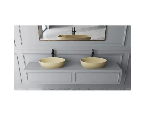 Ванна из литьевого мрамора Salini S-Sense Alda 101912GF 170x81 см, отдельностоящая, покраска по RAL глянец полностью