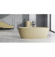 Ванна из литьевого мрамора Salini S-Stone Alda 101911SMF 178x92 см, отдельностоящая, покраска по RAL матовый полностью