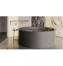 Ванна из литьевого мрамора Salini S-Sense Isola 101111GF 200x200 см, отдельностоящая, покраска по RAL глянец полностью