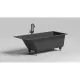 Ванна из литьевого мрамора Salini S-Sense Cascata Kit 104313GF 169,8x75 см, покраска по RAL глянец полностью