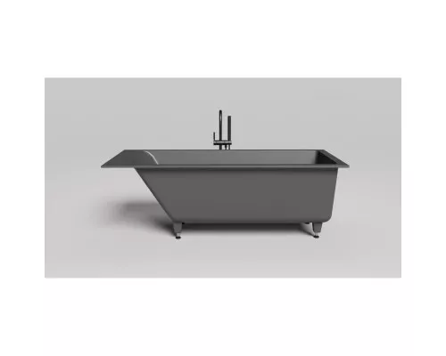 Ванна из литьевого мрамора Salini S-Sense Cascata Kit 104313GF 169,8x75 см, покраска по RAL глянец полностью