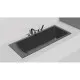 Ванна из литьевого мрамора Salini S-Sense Cascata Kit 104313GF 169,8x75 см, покраска по RAL глянец полностью