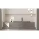 Ванна из литьевого мрамора Salini S-Sense Cascata Kit 104313GF 169,8x75 см, покраска по RAL глянец полностью