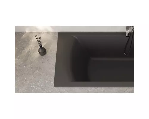 Ванна из литьевого мрамора Salini S-Sense Cascata Kit 104313GF 169,8x75 см, покраска по RAL глянец полностью