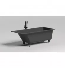 Ванна из литьевого мрамора 169,8x75 см Salini S-Stone Cascata Kit, покраска по RAL полностью 104323MRF