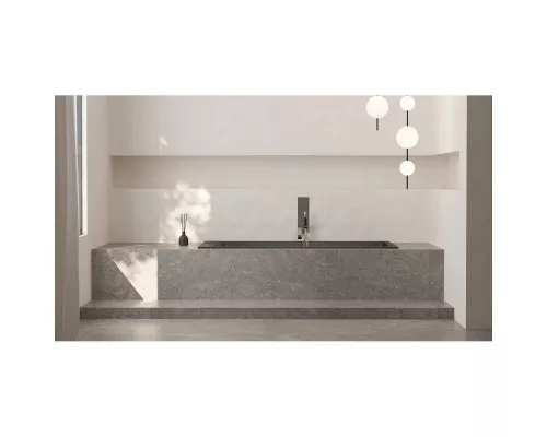 Ванна из литьевого мрамора Salini S-Sense Cascata Kit 104513GF 180x80 см, покраска по RAL глянец полностью