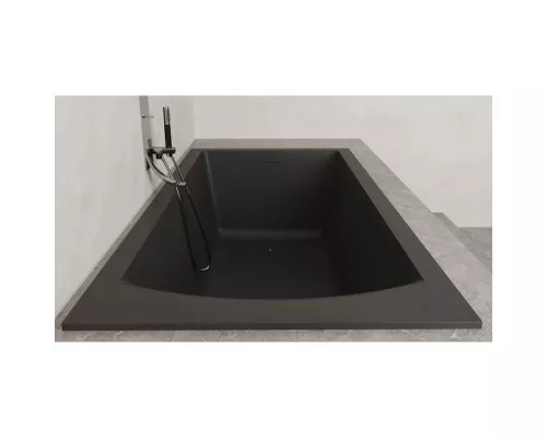 Ванна из литьевого мрамора Salini S-Sense Cascata Kit 104513GF 180x80 см, покраска по RAL глянец полностью