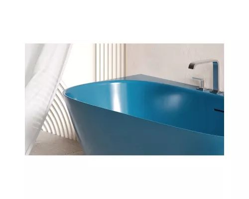 Ванна из литьевого мрамора Salini S-Stone Sofia Wall 102523MF 180x85 см, покраска по RAL матовый полностью