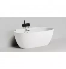 Ванна из литьевого мрамора 170x90 см Salini S-Sense Alda Wall 101915G