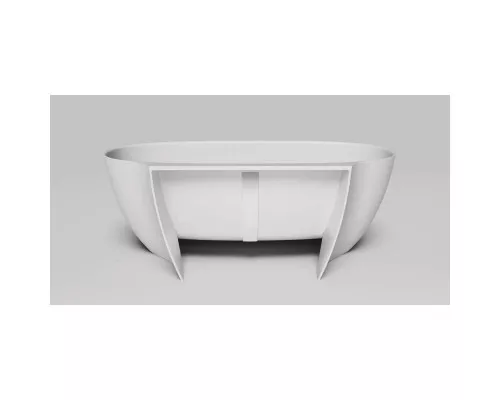 Купить Ванна из литьевого мрамора 170x90 см Salini S-Sense Alda Wall 101915G в магазине сантехники Santeh-Crystal.ru