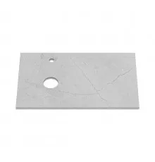 Столешница Керамогранит - 80 см серый КАРГО