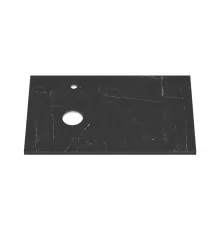 Столешница Керамогранит - 80 см черная КАРГО