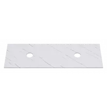 Столешница Виста -150 см ПВХ светлый мрамор (МДФ)