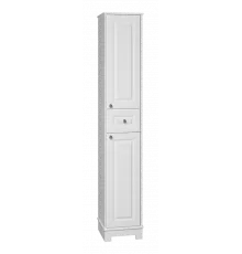 Ларго - 35 Пенал напольный, белая. мат. эмаль, правый