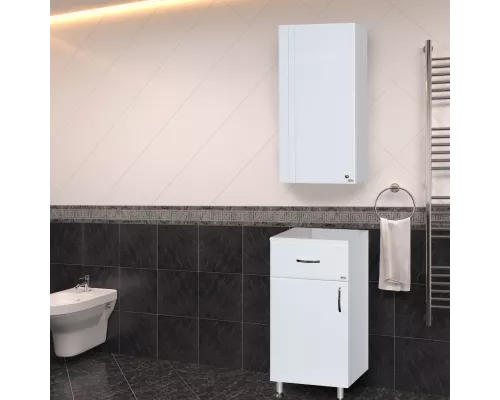 Заказать Люси - 40 Тумба напольная левая в магазине сантехники Santeh-Crystal.ru