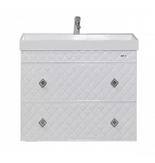 Valencia - 80 Тумба ПОДВЕСНАЯ с 2 ящ. белая