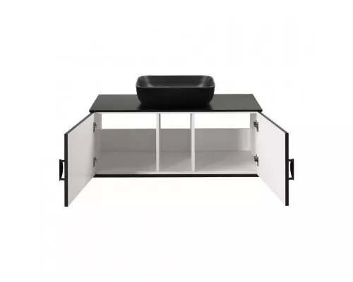 Заказать RICHARD -105 Тумба подвесная 2 дв. черный в магазине сантехники Santeh-Crystal.ru