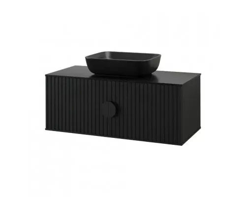 Заказать RICHARD -105 Тумба подвесная 2 дв. черный в магазине сантехники Santeh-Crystal.ru