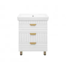 GLOSTER - 70 Тумба с 3 ящ. напольная, белый