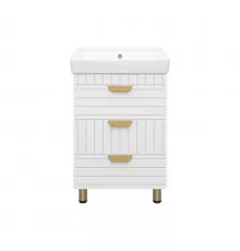 GLOSTER - 60 Тумба с 3 ящ. напольная, белый