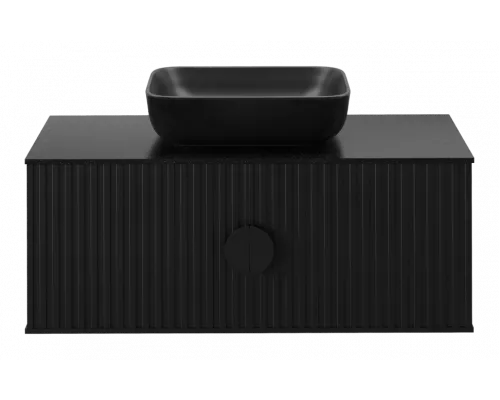 Заказать RICHARD -105 Тумба подвесная 2 дв. черный в магазине сантехники Santeh-Crystal.ru