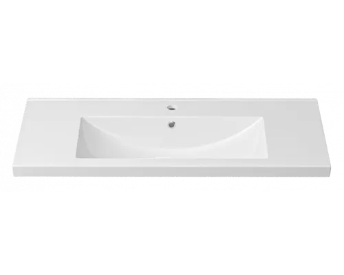 Твист -100 Тумба 2 ящ. подвесная, белая эмаль / раковина