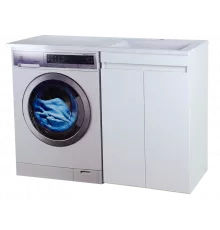 Фостер - 55 Тумба напольная прямая под стиральную машину/ раковина правая