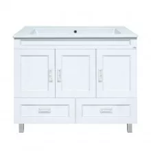 Дива -105 Тумба белая с 2 ящ. / раковина