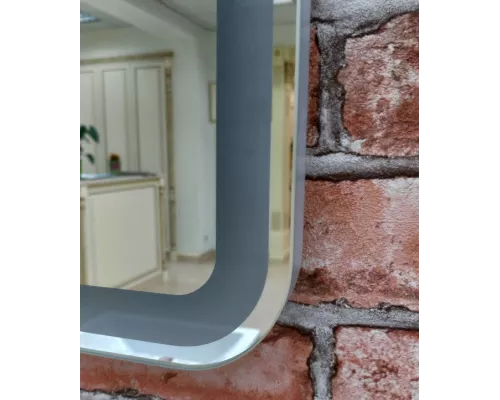 Приобрести 3 Неон - Зеркало LED  500х800 сенсор на корпусе (с круглыми углами) в магазине сантехники Santeh-Crystal.ru