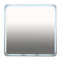 3 Неон - Зеркало LED  800х800 клавишный выключатель (с круглыми углами)