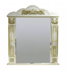 Барокко - 80 Зеркало бежевое патина