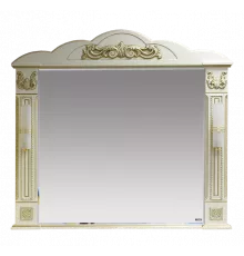 Барокко -120 Зеркало бежевое патина