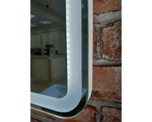 Приобрести 3 Неон - Зеркало LED  500х800 сенсор на корпусе (с круглыми углами) в магазине сантехники Santeh-Crystal.ru