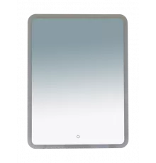 3 Неон - Зеркало LED  600х800 сенсор на зеркале  (с круглыми углами) О