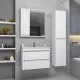 Купить BALATON - 90 Зеркало-шкаф правый, белый в магазине сантехники Santeh-Crystal.ru