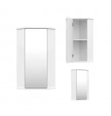 Лилия - 34 шкаф ЗЕРКАЛЬНЫЙ подвесной (угловой) БФ