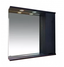 Элвис - 85 Зеркало-шкаф прав. (свет) венге