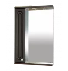 Александра - 55 Зеркало-шкаф лев. (свет) ВЕНГЕ