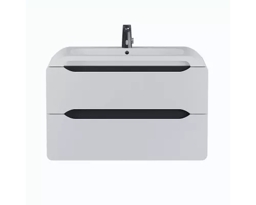 Заказать Тумба под раковину для ванной комнаты Uperwood Neo (подвесная, 80 см, белая) в магазине сантехники Santeh-Crystal.ru