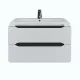 Заказать Тумба под раковину для ванной комнаты Uperwood Neo (подвесная, 80 см, белая) в магазине сантехники Santeh-Crystal.ru