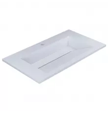 Раковина для ванной полувстраиваемая Uperwood Next (80 см, прямоугольная, белая)