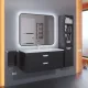 Купить Зеркало для ванной с подсветкой Uperwood Modul (60x80 см, бесконтактный сенсор, антизапотевание, черное, холодная подсветка) в магазине сантехники Santeh-Crystal.ru