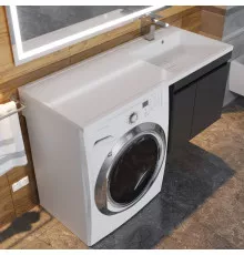 Раковина над стиральной машиной Uperwood Magenta (110 см, правая)