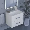Тумба с раковиной для ванной Uperwood Foster (60 см, подвесная, белая)