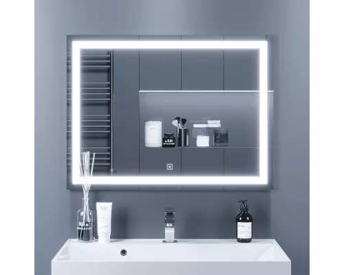 Заказать Зеркало для ванной с подсветкой Uperwood Tanos (80x80 см, LED подсветка, сенсорный выключатель, антизапотевание) в магазине сантехники Santeh-Crystal.ru