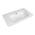 Раковина для ванной полувстраиваемая Uperwood Fate (80 см, прямоугольная, белая)