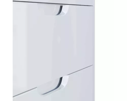 Купить Тумба под раковину для ванной Uperwood Modul (65 см, подвесная, глянцевая, белая) в магазине сантехники Santeh-Crystal.ru