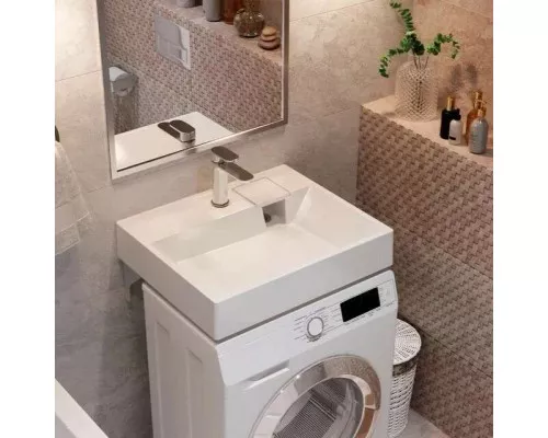 Раковина над стиральной машиной Uperwood Naomi 60х50 см, белая