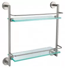 Стеклянная полка Allen Brau Priority 6.31015-BN Никель брашированный