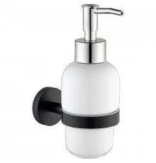 Дозатор для жидкого мыла Allen Brau Priority 6.31006-31 Белый Черный матовый
